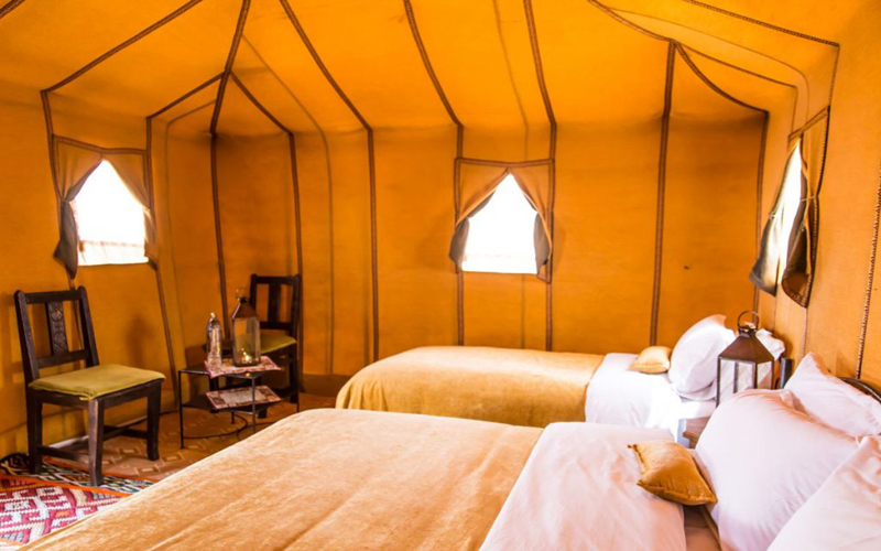 Zagora-Luxury-Desert-Camp-QUADRUPLE-BED-TENT